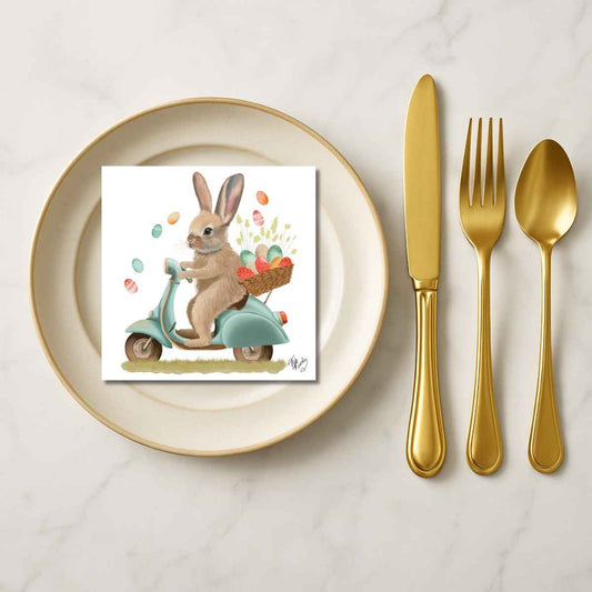 PPD servet -Bunny Dash - 33 x 33 cm.