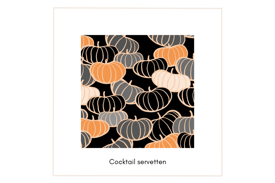 Cocktail Servetten Pumpkins