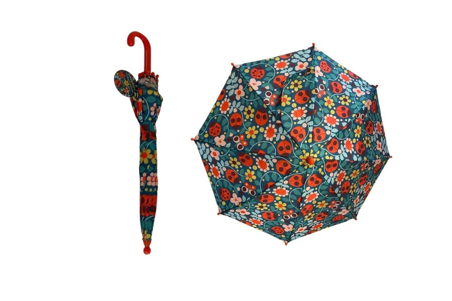 Paraplu met bloemen