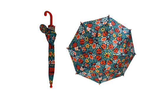 Paraplu met bloemen