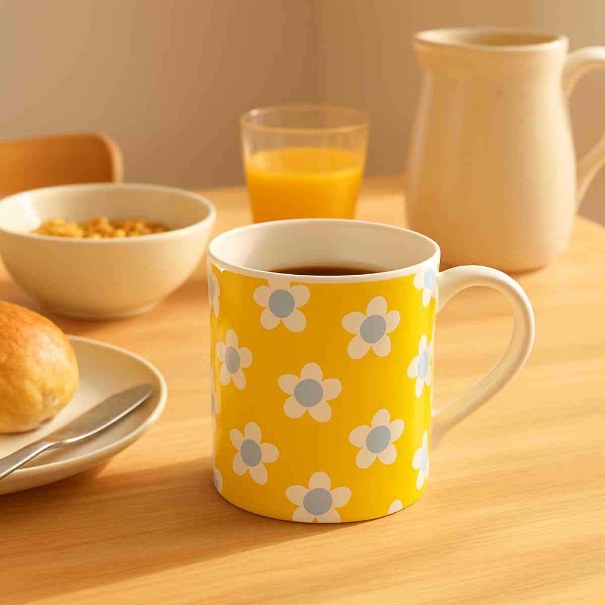PPD - Trend Mug- Flower fun Yellow