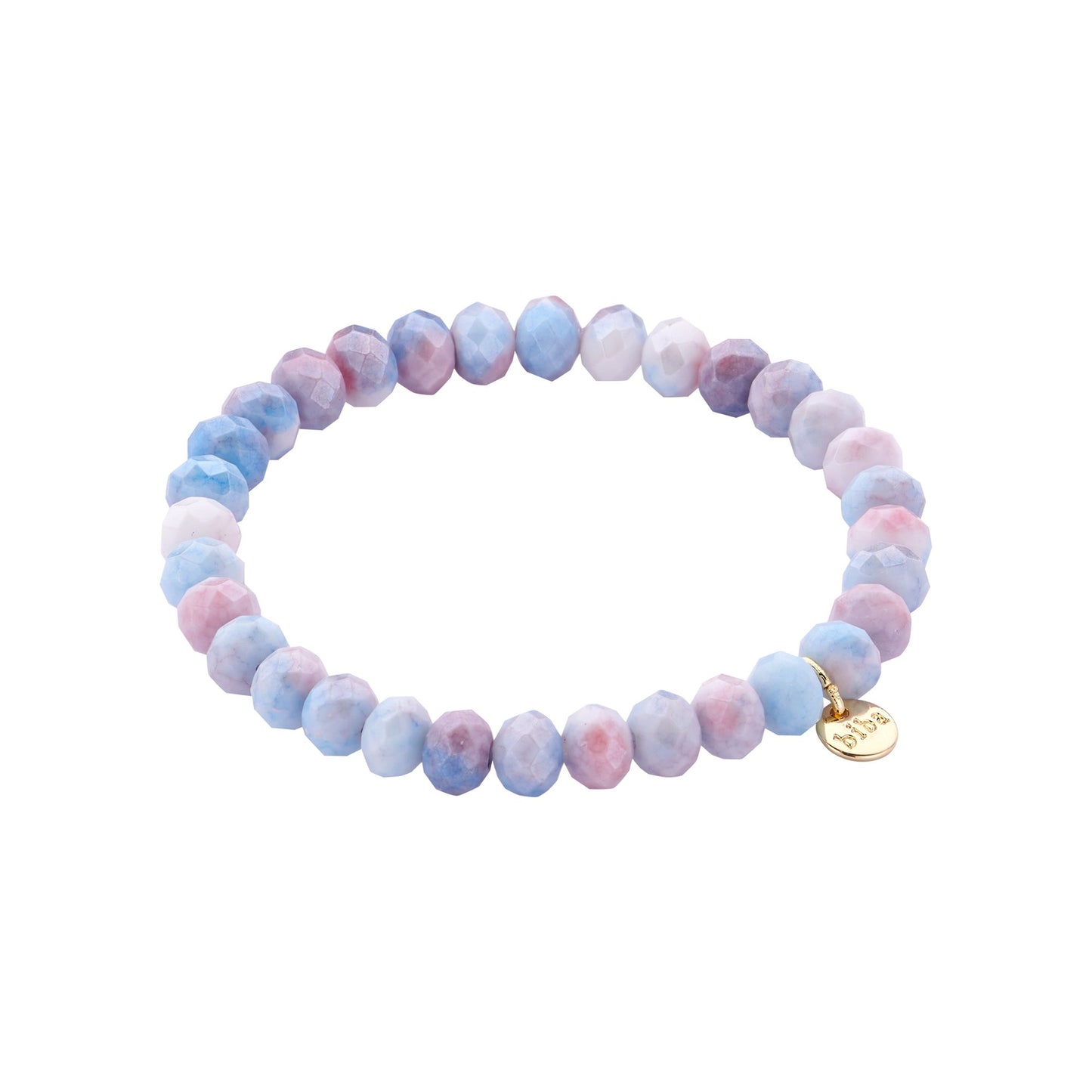 Biba armband Crystal Basics Blauw 8 mm (CR-018-8MM) van Biba