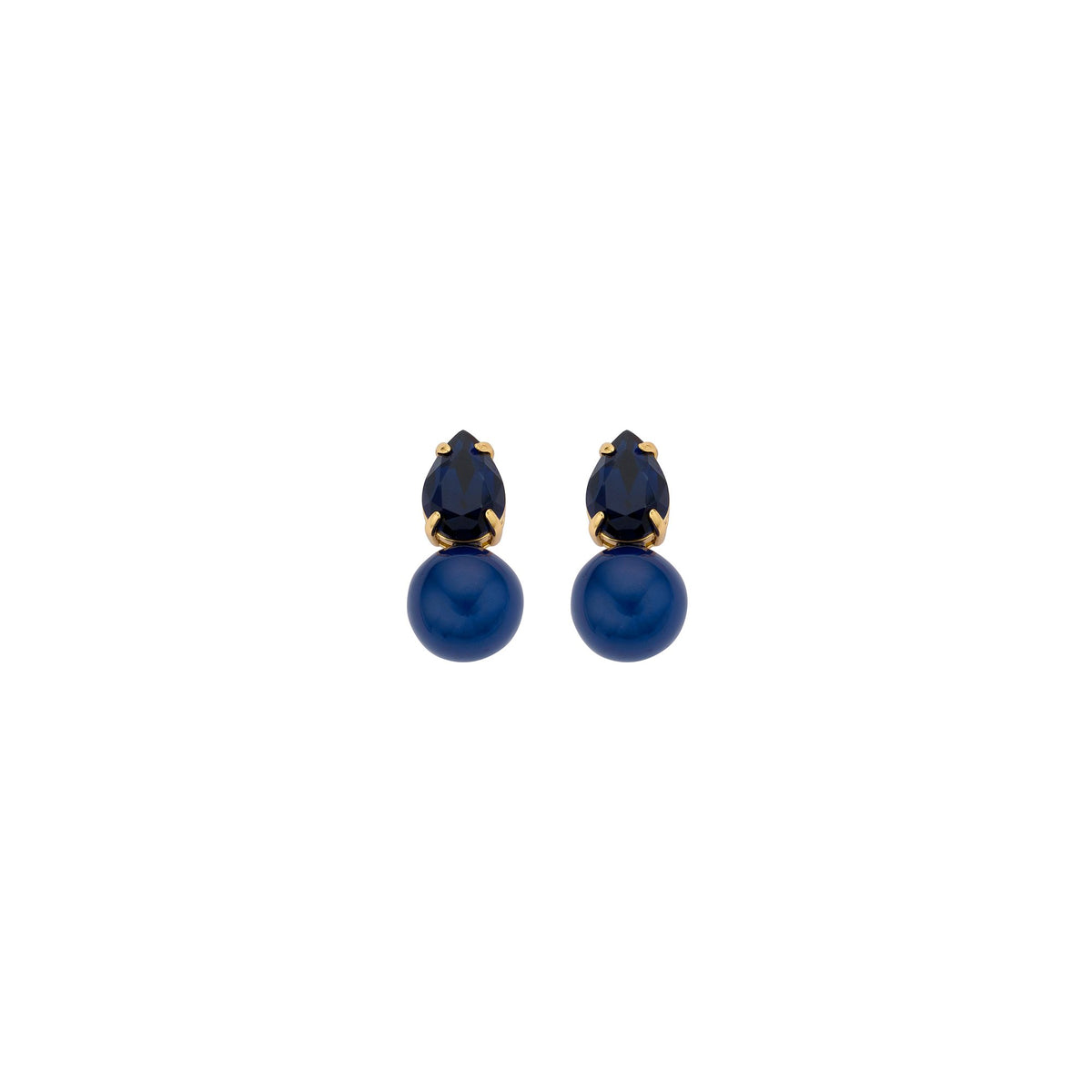 oorbellen donkerblauw bol