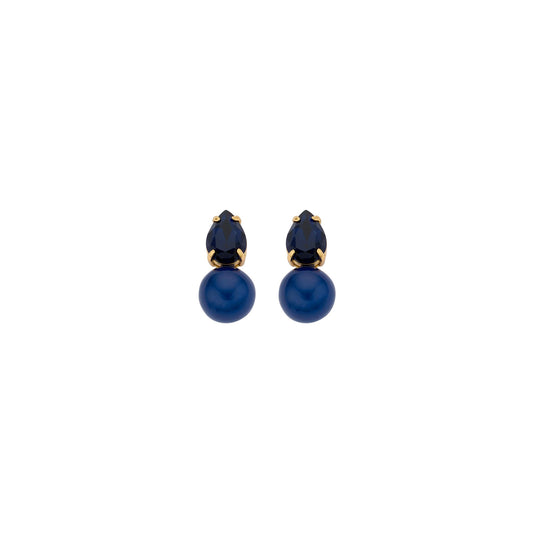 oorbellen donkerblauw bol