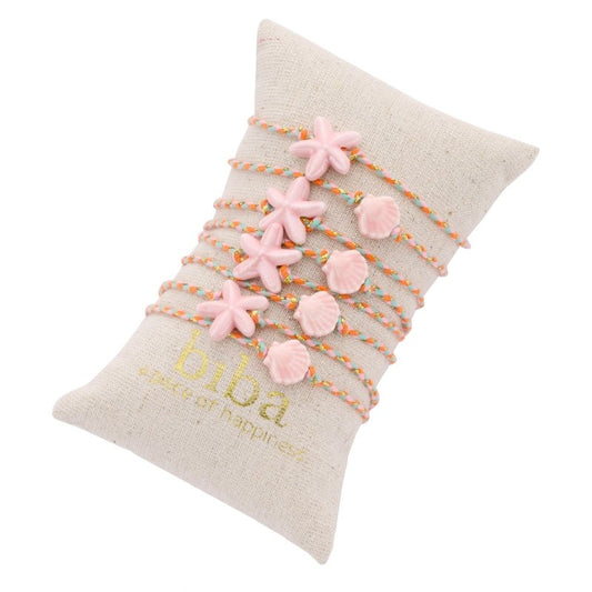 Biba Armband Shell & Soul Roze